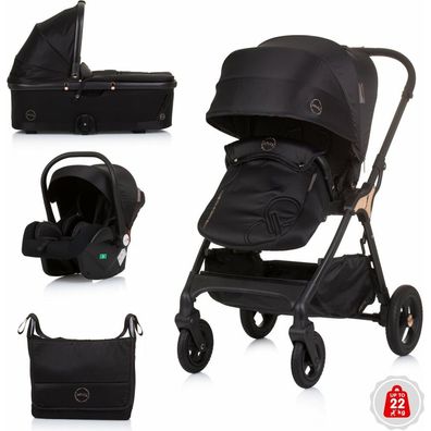 Chipolino Infinity 3in1 Obsidian Kombi-Kinderwagen