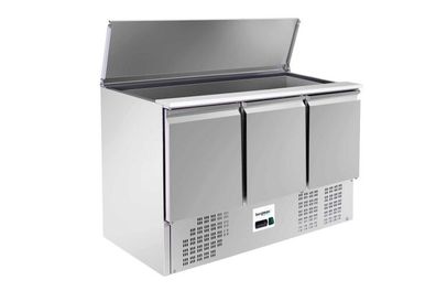 Zimax Basicline 700 Saladette 3-Türig Mit Klappdeckel - 368 L