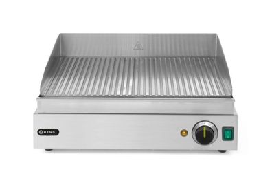 Hendi Grillplatte Gerillt Blue Line 230V 2400W Bratplatte