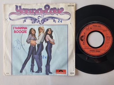 Young Love - I wanna boogie/ Shopping baby 7'' Vinyl Germany