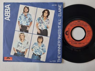 ABBA - The Winner Takes It All / Elaine 7'' Vinyl Germany