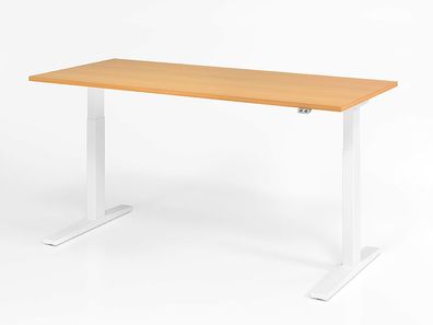 Büro Schreibtisch Stehtisch höhenverstellbar 180x80 cm Modell XMKA19 mit Tast-Scha