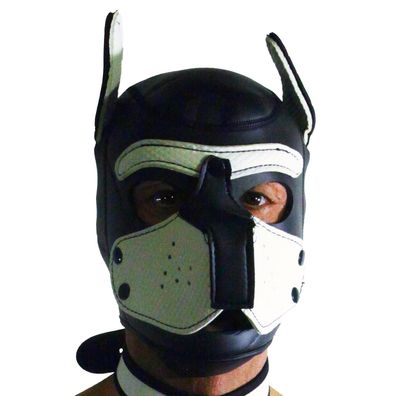 Rude Rider Neoprene Puppy Hood White