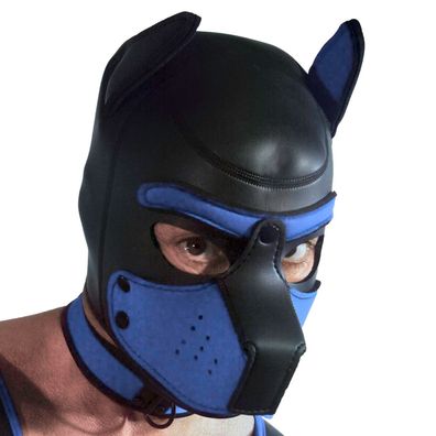 Rude Rider Neoprene Puppy Hood Blue