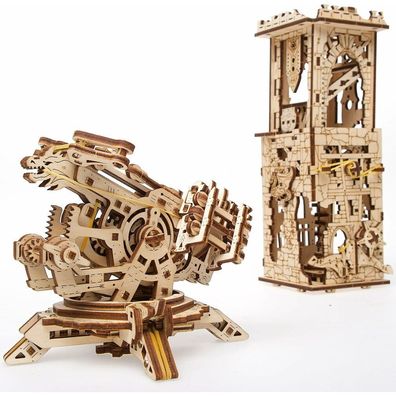 UGEARS 3D-Puzzle Archbalist und Turm 292 Teile