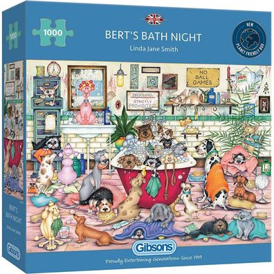 Gibsons Bert's Abendbad Puzzle 1000 Teile