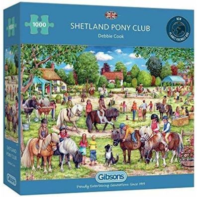 Gibsons Puzzle Shetland Pony Club 1000 Teile