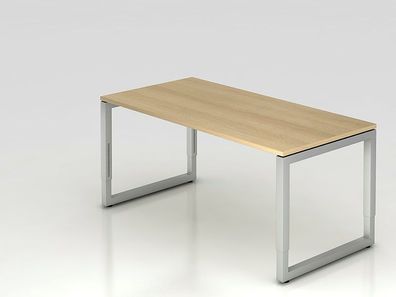 Büro Schreibtisch 160x80 cm Modell RS16 mechanische Höheneinstellung