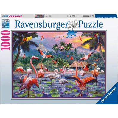 Ravensburger Rosa Flamingos Puzzle 1000 Teile