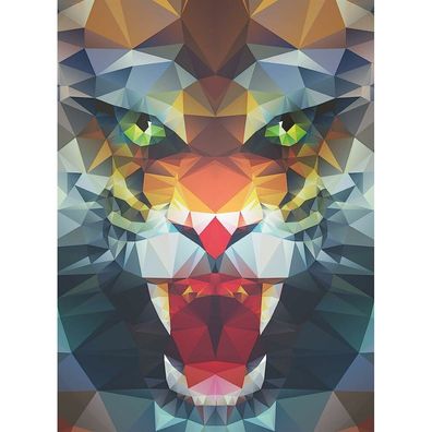 Ravensburger Puzzle Polygon Tiger 500 Teile