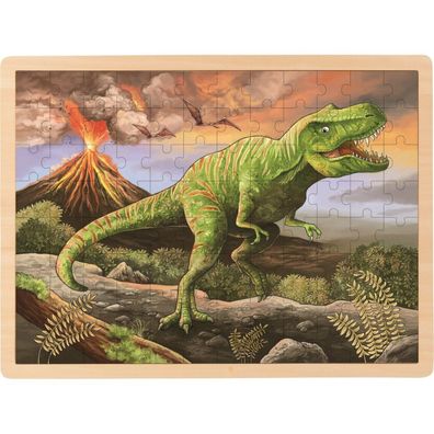 GOKI Holzpuzzle T-Rex 96 Teile