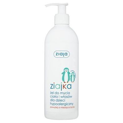 Ziajka Hypoallergen Duschgel & Shampoo ab 6M+, 400ml