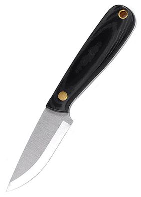 Brisa Necker 70 - Black micarta, Scandi