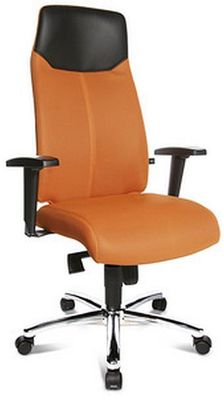 Topstar Chefsessel High Sit up orange inkl. Armlehnen