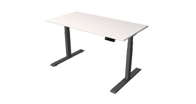 Kerkmann Schreibtisch Sitz- Stehtisch Smart office 140x70x63-127 cm Gestell Anthrazit