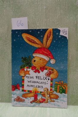 Meine Felix Weihnachtsaufkleber Coppenrath 1998 67 Sticker