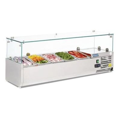 Polar Serie G Aufsatzkühlvitrine 5 X Gn1/4