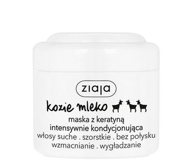 Ziaja Ziegenmilch Haarmaske, 200ml - Stärkende und pflegende Haarkur