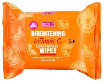 Schönheitsformeln Vitamin C Make-up-Entfernungstücher, 30 Stk