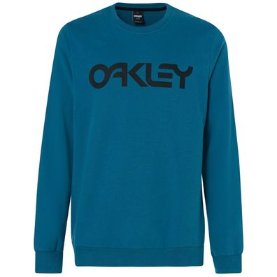 Oakley B1B Crew - Blue Coral Pullover Icon Logo Sweatshirt 472399-6D8 XS