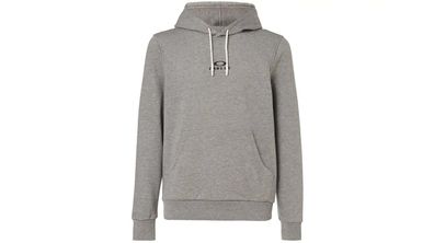 Oakley Hoodie New Bark - Mens, Dark Grey Hthr, Extra Small, 472588-29A Pulli