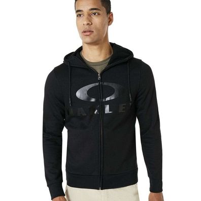 Oakley Bark Full-Zip Kapuzenjacke Blackout Hoodie Kapuze