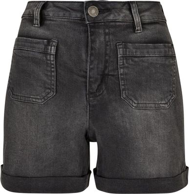 Urban Classics Damen Jeansshorts Ladies Vintage Denim Shorts