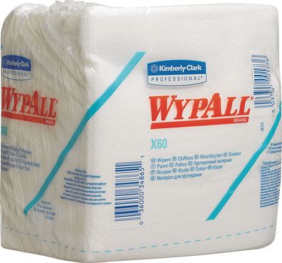 Wischtuch WYPALL X60 6034 L310xB320ca. mm weiß 1-lagig 12 Btl.à 76 Tü