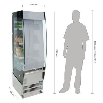 Polar Serie G Multideck-Displaykühlschrank 220L