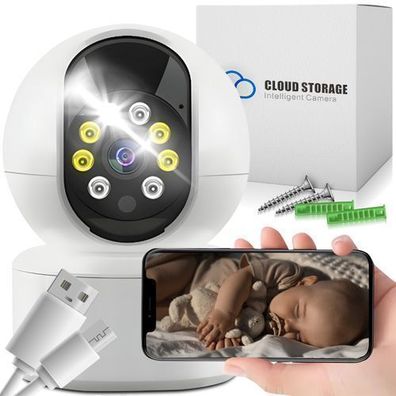 Babyphone mit Kamera 1080P Überwachungskamera Webcam WIFI IP Retoo