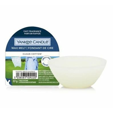 Yankee Candle Clean Cotton duftendes Wachs 22 g