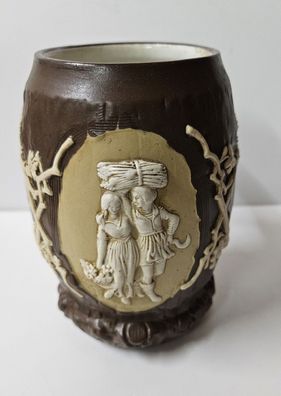 Bierkrug Villeroy und Boch Nr. 1028 ca. von 1900 guter Zustand