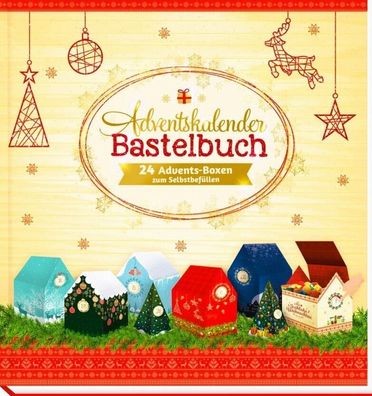 Trötsch Adventskalender Bastelbuch 24 Adventsboxen zum selberfüllen od als DEKO