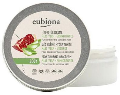 Eubiona Hydro Deocreme Aloe Vera – Granatapfel. Für normale bis sensible Haut 50ml