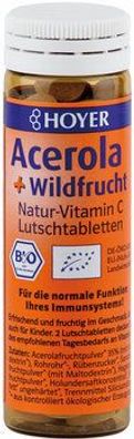 HOYER Acerola + Wildfrucht Lutschtabletten 60g