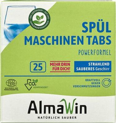 AlmaWin Spülmaschinen Tabs Powerformel 500g