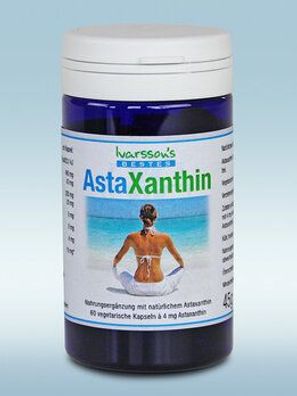 Ivarsson´s Produkte für´s Leben Ivarssons Astaxanthin, 60 Vegi-Kaps á 4 mg 45g