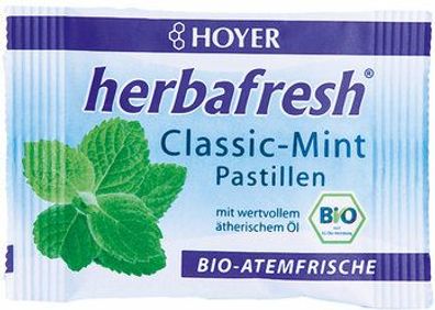 HOYER herbafresh Classic Mint Pastillen 17g