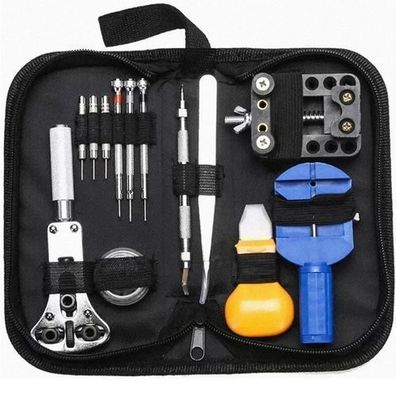 Uhrenwerkzeug Set mit Tasche Uhrmacherwerkzeug Uhr Reparatur 30tlg Retoo