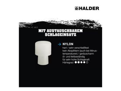 Halder Klop­fer/Durch­schlä­ge-Satz, 4-teilig