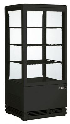 Saro Kühlvitrine Modell Sc 80 Schwarz