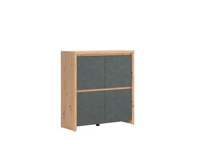 Mehrzweckschrank Larios Sideboard Schubladenschrank 40 x 105 x 112 , Braun