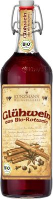 Kunzmann BIO Glühwein rot 1x 1,00 Liter 9%vol