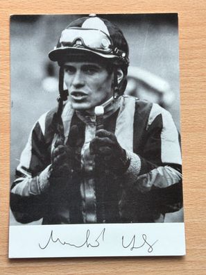 Manfred Hofer Pferdesport Jockey Autogrammkarte original signiert #S25312