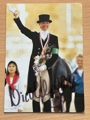 Nicole Uphoff Dressur Reiten Autogrammkarte original signiert #S25297