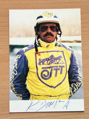 Rolf Dautzenberg Trabrennsport Autogrammkarte original signiert #S25302