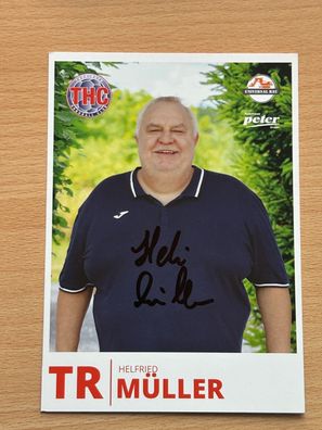 Helfried Müller THC Thüringer Handball Club Autogrammkarte orig signiert #S25341