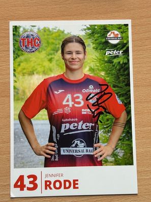 Jennifer Rode THC Thüringer Handball Club Autogrammkarte orig. signiert #S25337