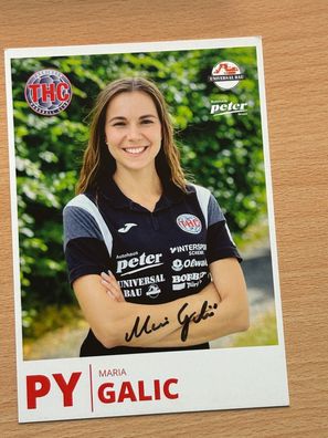 Maria Galic THC Thüringer Handball Club Autogrammkarte original signiert #S25339