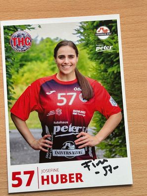 Josefine Huber THC Thüringer Handball Club Autogrammkarte orig. signiert #S25338